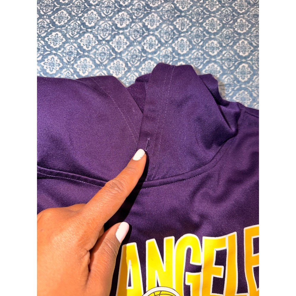 Los Angeles Lakers Purple Hoodie Sweatshirt Men's M or L? Basketball Fan Gear‎ - Picture 6 of 7